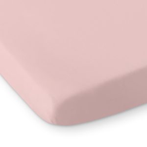 Sheet made of cotton 140x70cm white- pastel pink