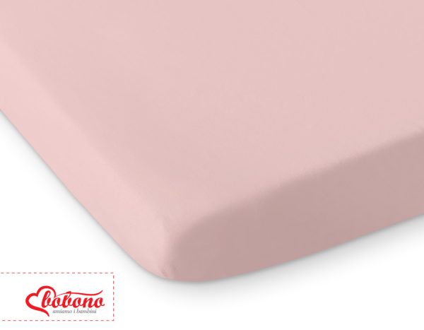 Sheet made of cotton 140x70cm white- pastel pink - Image 2