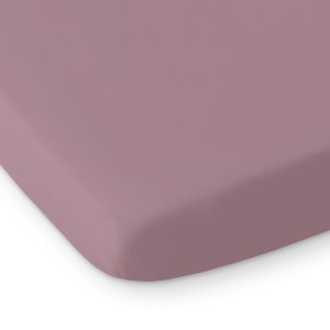 Sheet made of cotton 140x70cm white- pastel violet