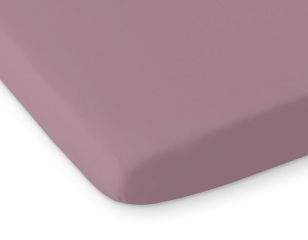 Sheet made of cotton 140x70cm white- pastel violet