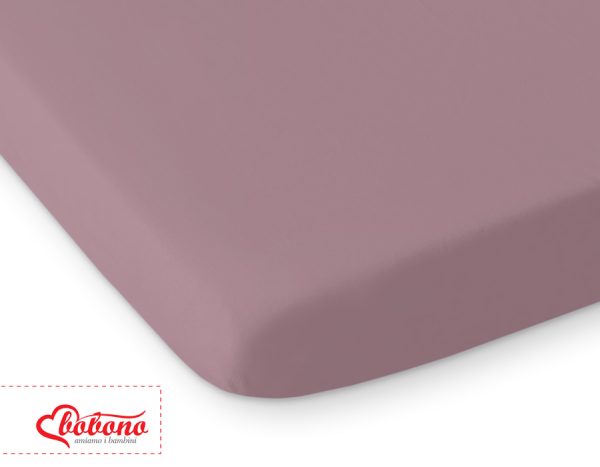 Sheet made of cotton 140x70cm white- pastel violet - Image 2