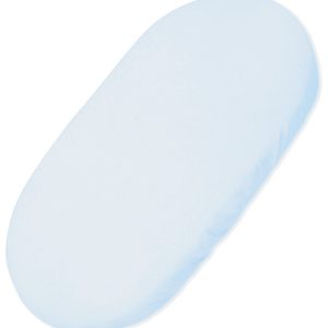 Sheet made of cotton for moses basket mattress 75x35 cm - blue