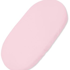 Sheet made of cotton for moses basket mattress 75x35 cm - pink