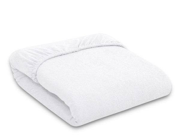 Sheet made of frotte (terry) 120x60cm- White