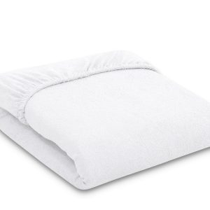 Sheet made of frotte (terry) 140x70cm- White