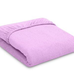 Sheet made of frotte (terry) 120x60cm- Lilac