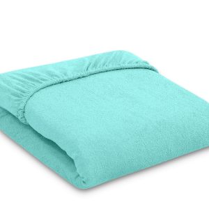 Sheet made of frotte (terry) 120x60cm- mint