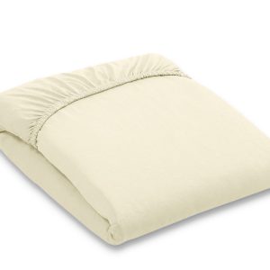 Sheet made of jersey 120x60cm- cream
