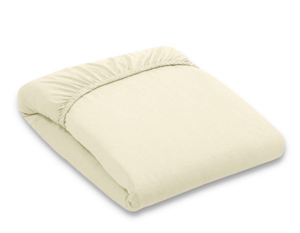 Sheet made of jersey 120x60cm- cream