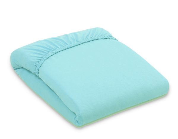 Sheet made of jersey 120x60cm- mint