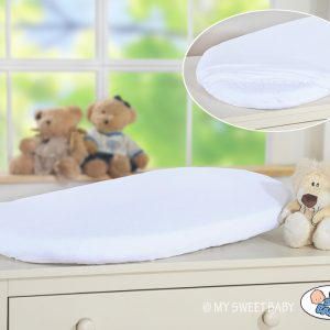 Sheet made of frotte (terry) for wicker crib