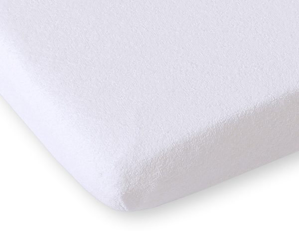 Sheet made of frotte (terry) 120x60cm- White - Image 2