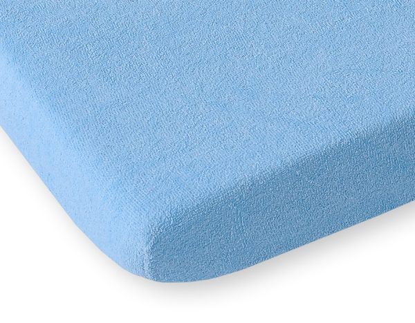 Sheet made of frotte (terry) 140x70cm- Blue - Image 2