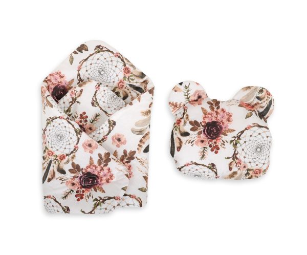 Doll's swaddling cone with pillow - flower dream catchers - Image 4