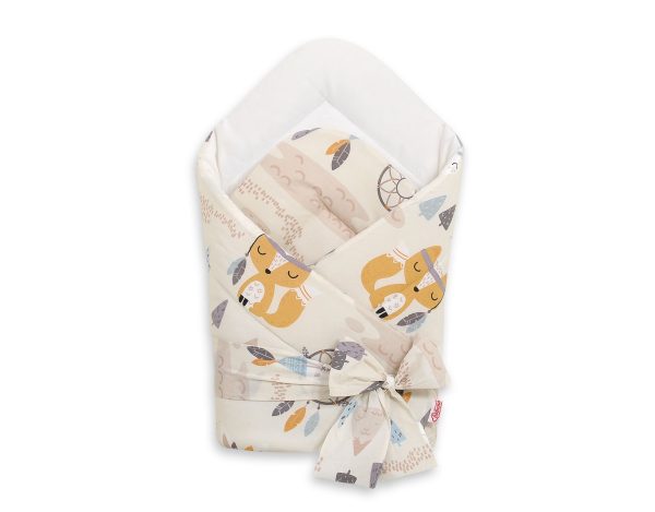 Double-sided baby nest with bow - little Indians