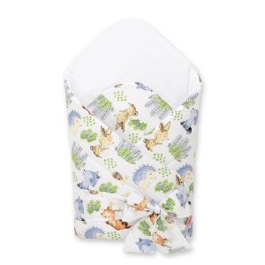 Baby nest with stiffening with bow - Forest Adventure