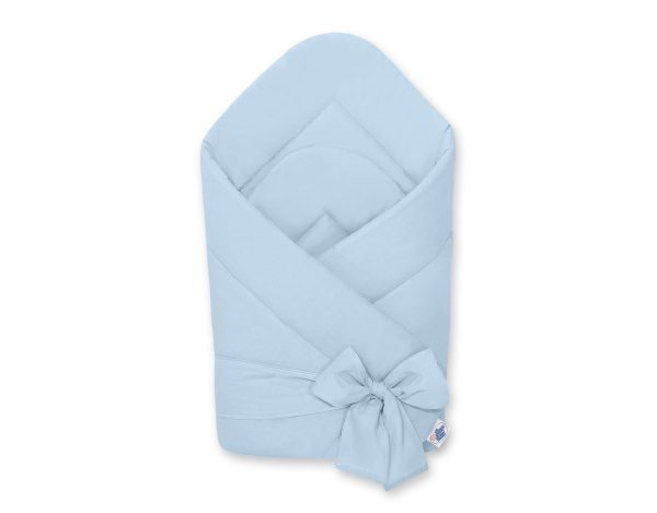 Baby nest with bow - blau