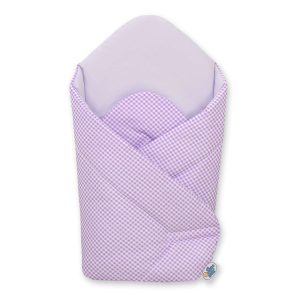 Baby nest with stiffening- Bear with bow lilac