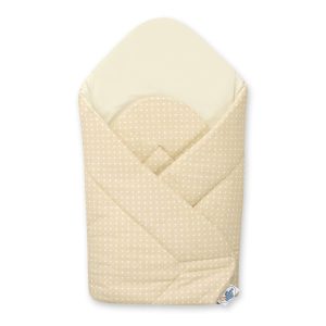 Baby nest with stiffening- Bear with bow cream