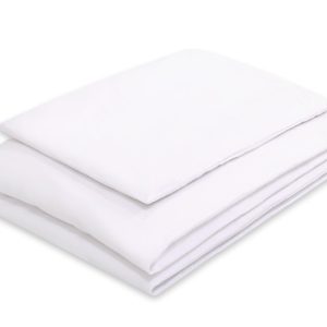 Bedding set 2-pcs- Hanging Hearts white