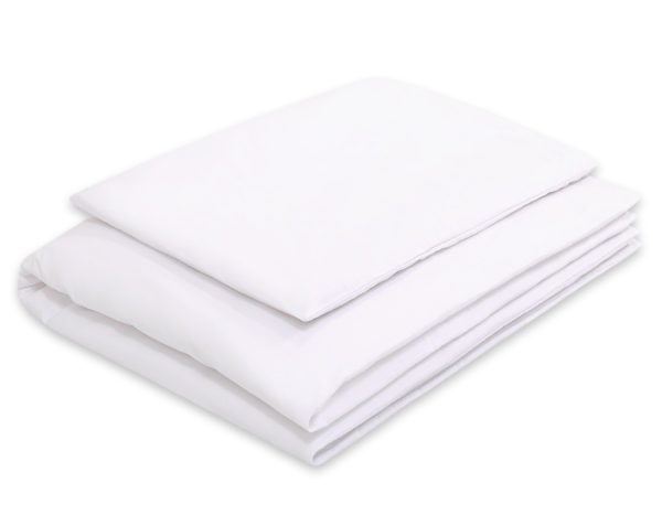 Bedding set 2-pcs- Hanging Hearts white
