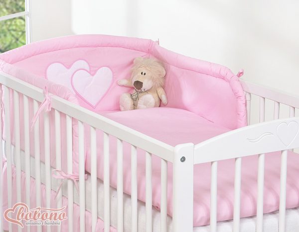 Bedding set 2-pcs- Hanging Hearts pink - Image 7