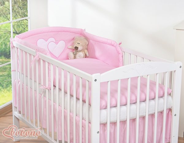 Bedding set 2-pcs- Hanging Hearts pink - Image 8