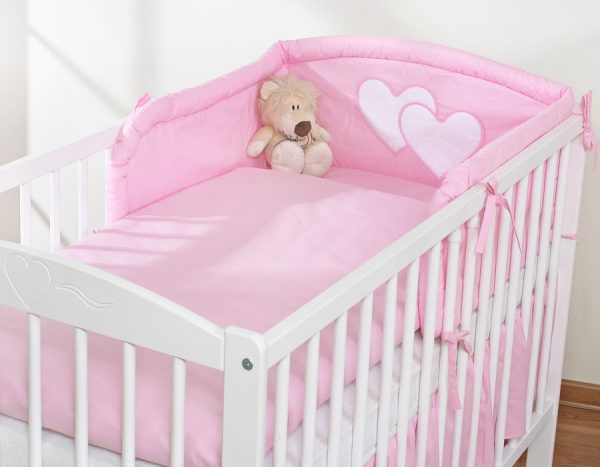 Bedding set 2-pcs- Hanging Hearts pink - Image 10