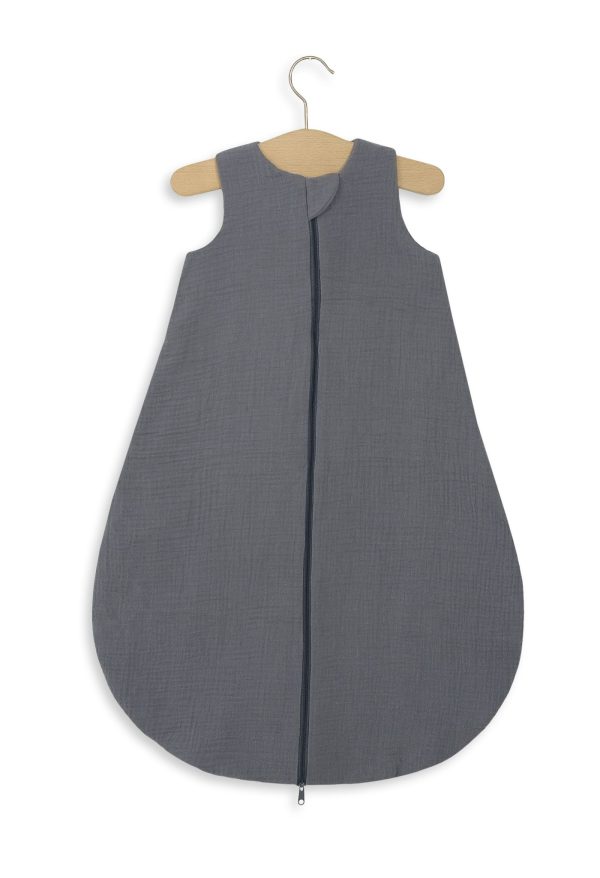 Muslin baby sleeping bag 6-12 months BABY TOG 1.0 - anthracite
