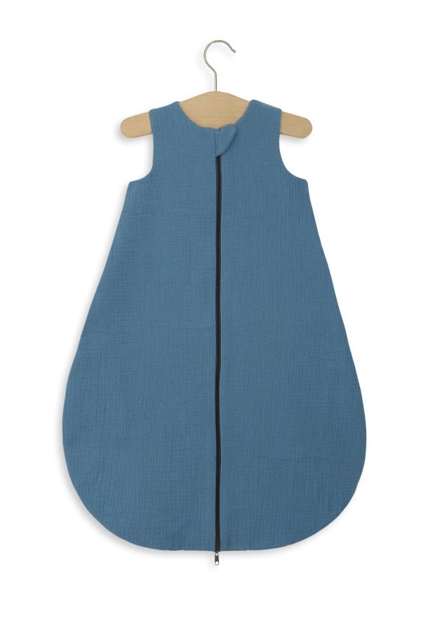Muslin baby sleeping bag 6-12 months BABY TOG 1.0 - pastel blue
