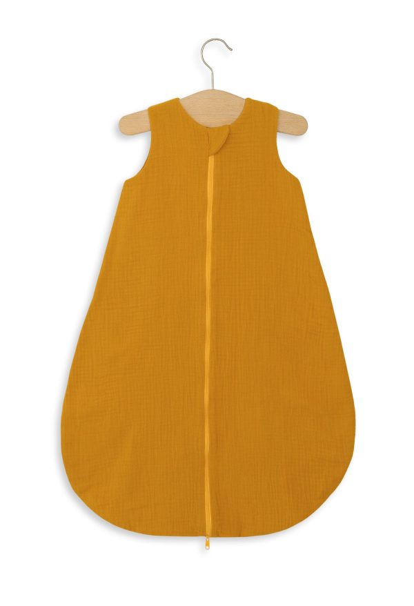 Muslin baby sleeping bag 6-12 months BABY TOG 1.0 - honey yellow