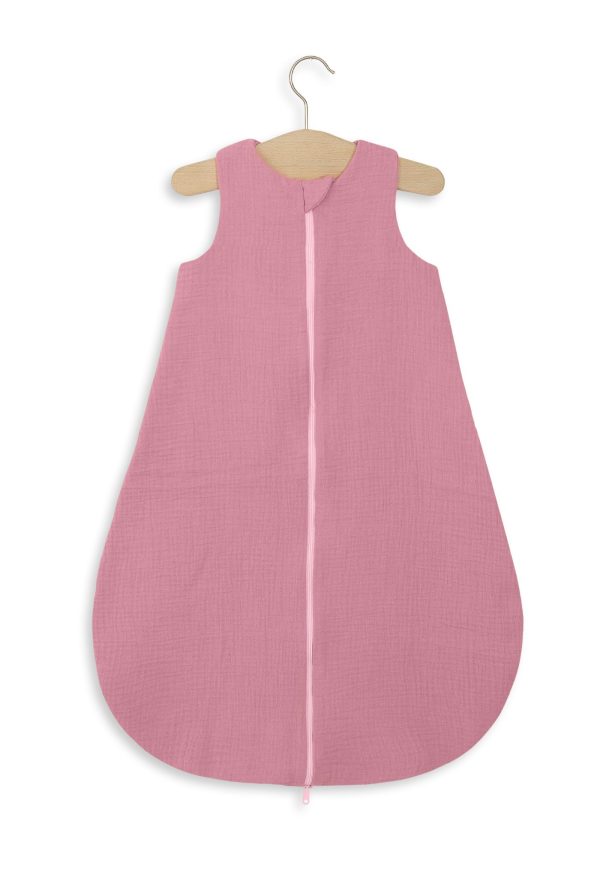 Muslin baby sleeping bag 6-12 months BABY TOG 1.0 - retro pink
