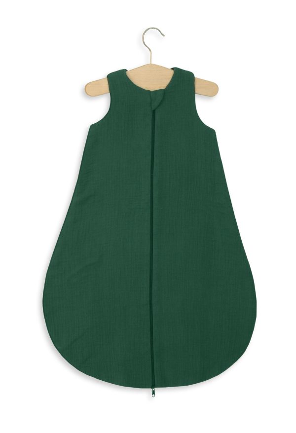 Muslin baby sleeping bag 6-12 months BABY TOG 1.0 - forest green