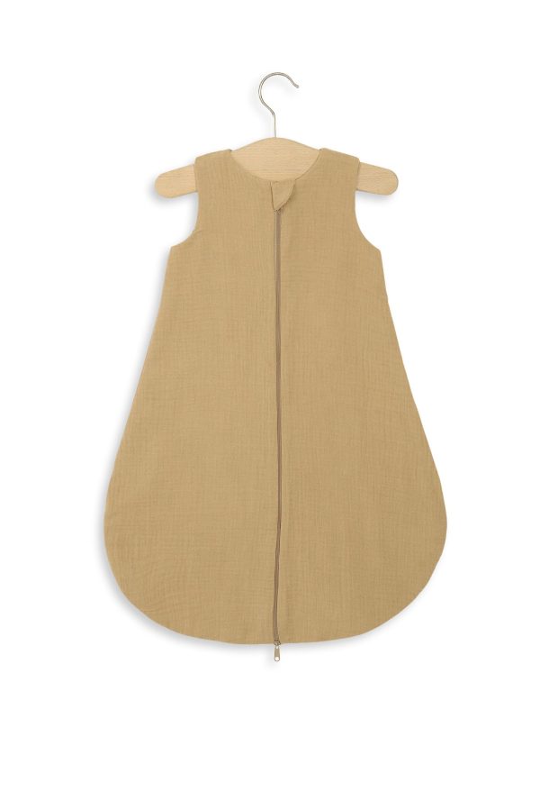 Muslin baby sleeping bag 0-6 months NEWBORN TOG 1.0 - camel