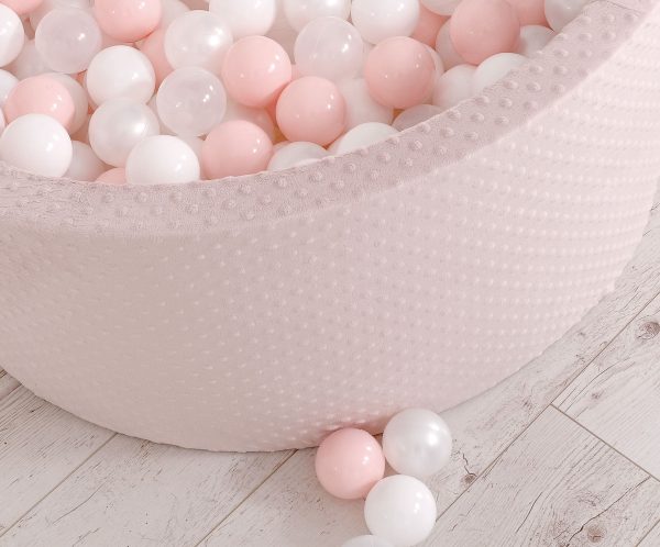 Ball-pit minky H-40 cm with balls 200pcs- blush - Image 12