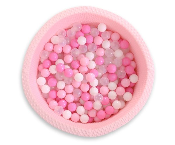 Ball-pit minky H-40 cm with balls 200pcs- pink - Image 10