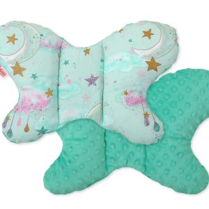 Double-sided anti shock cushion "BUTTERFLY" - moons mint