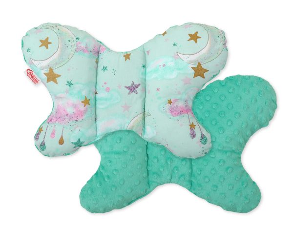Double-sided anti shock cushion "BUTTERFLY" - moons mint