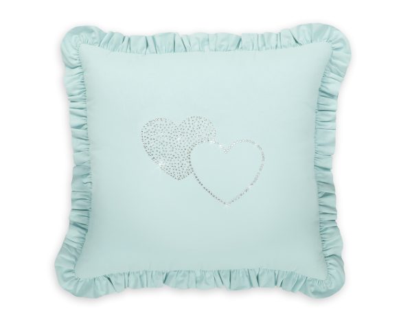 Decorative pillow with application - mint - Image 6