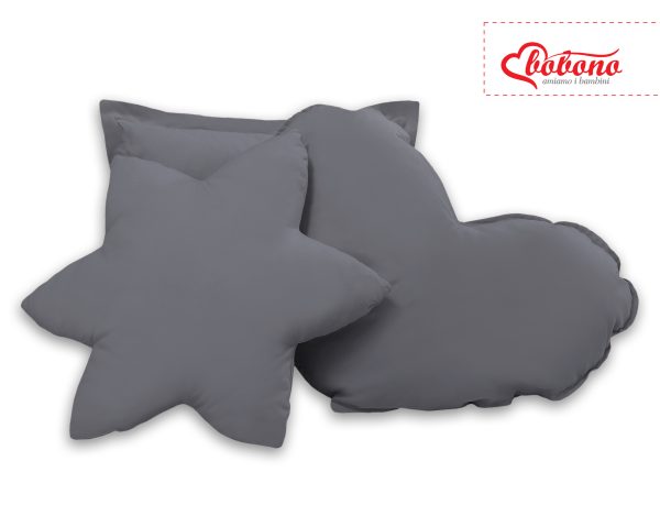 3pcs pillow set - anthracite - Image 2