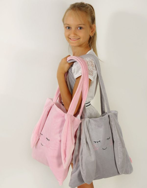 Children's shoulder bag with bunny ears - white - Image 4