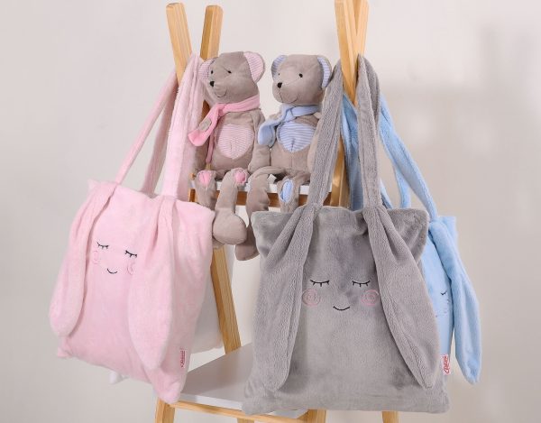 Children's shoulder bag with bunny ears - blue - Image 2