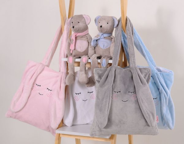 Children's shoulder bag with bunny ears - white - Image 3