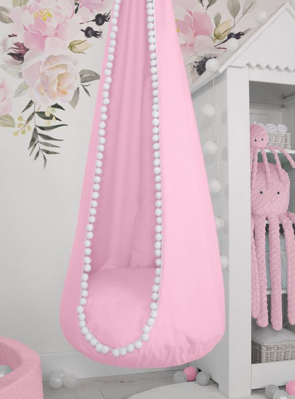 Hanging swing hammock cocoon - pink - Image 6