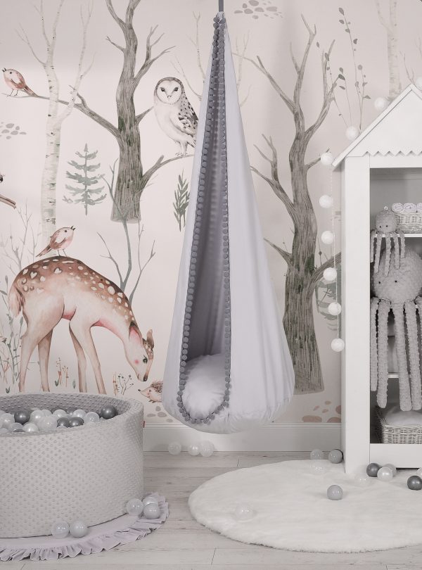 Hanging swing hammock cocoon - gray - Image 5