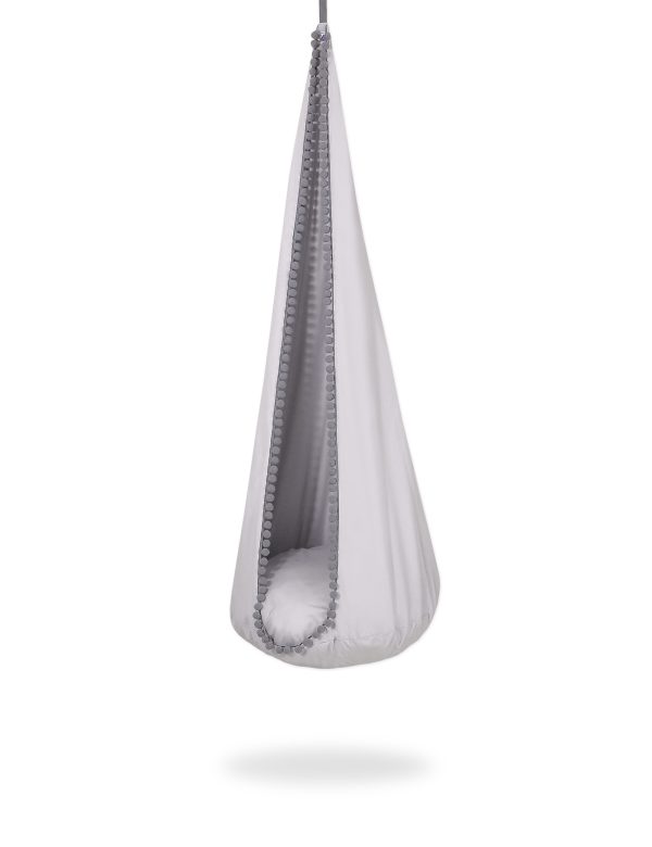 Hanging swing hammock cocoon - gray