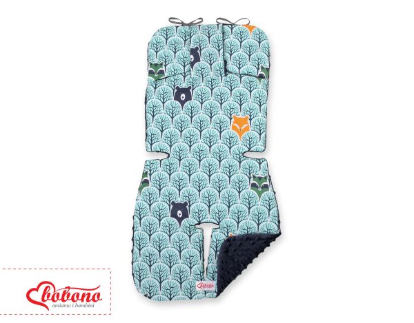 Double-sided cart insert BOBONO - mint forest/dark blue - Image 2