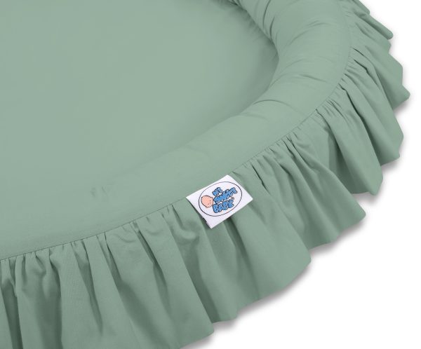 Nest with flounce - pastel green - Image 4