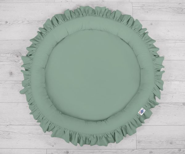 Nest with flounce - pastel green - Image 5