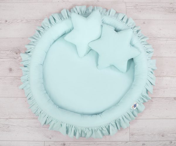 Nest with flounce - mint - Image 9